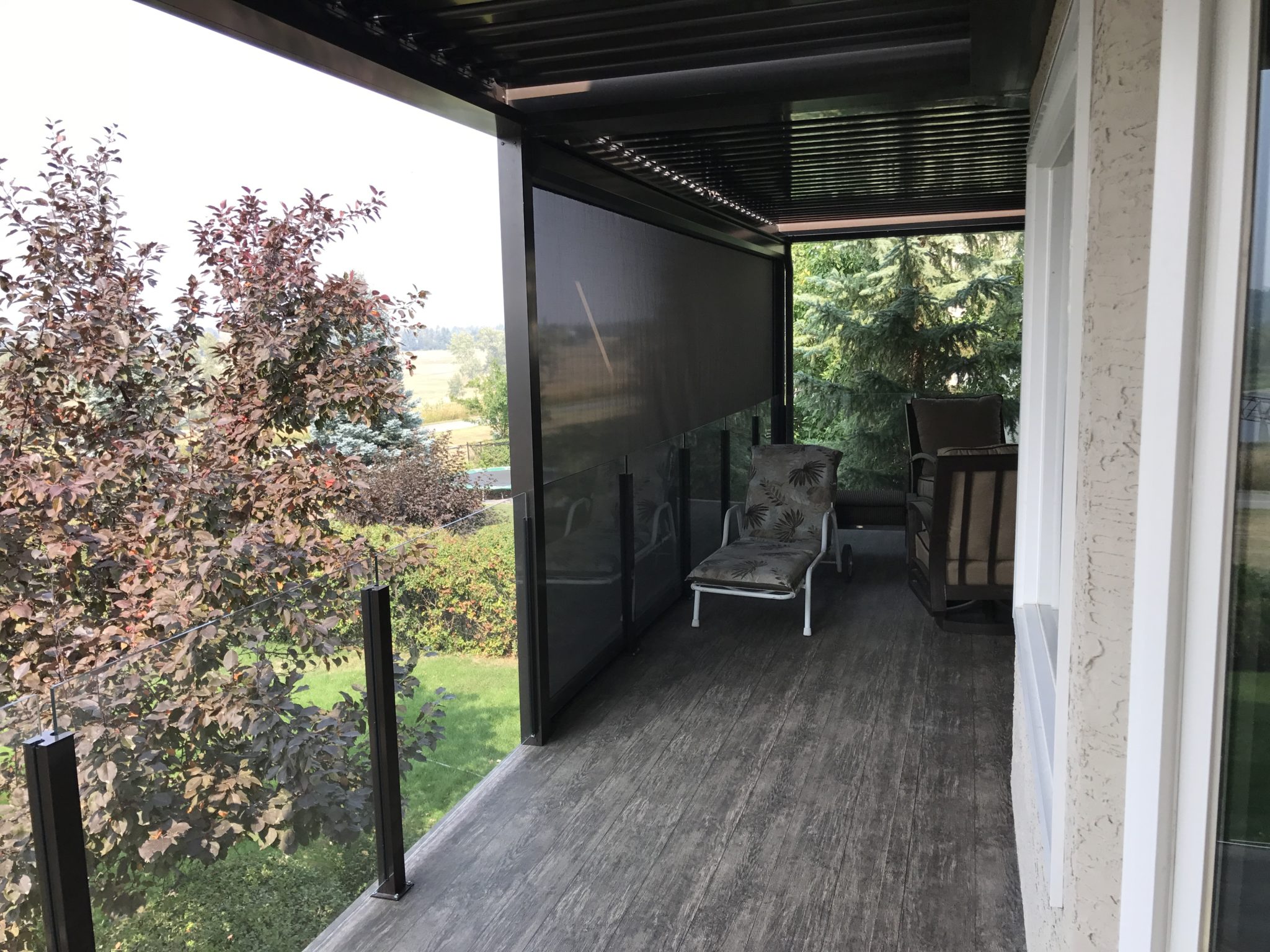 Vinyl decking detail