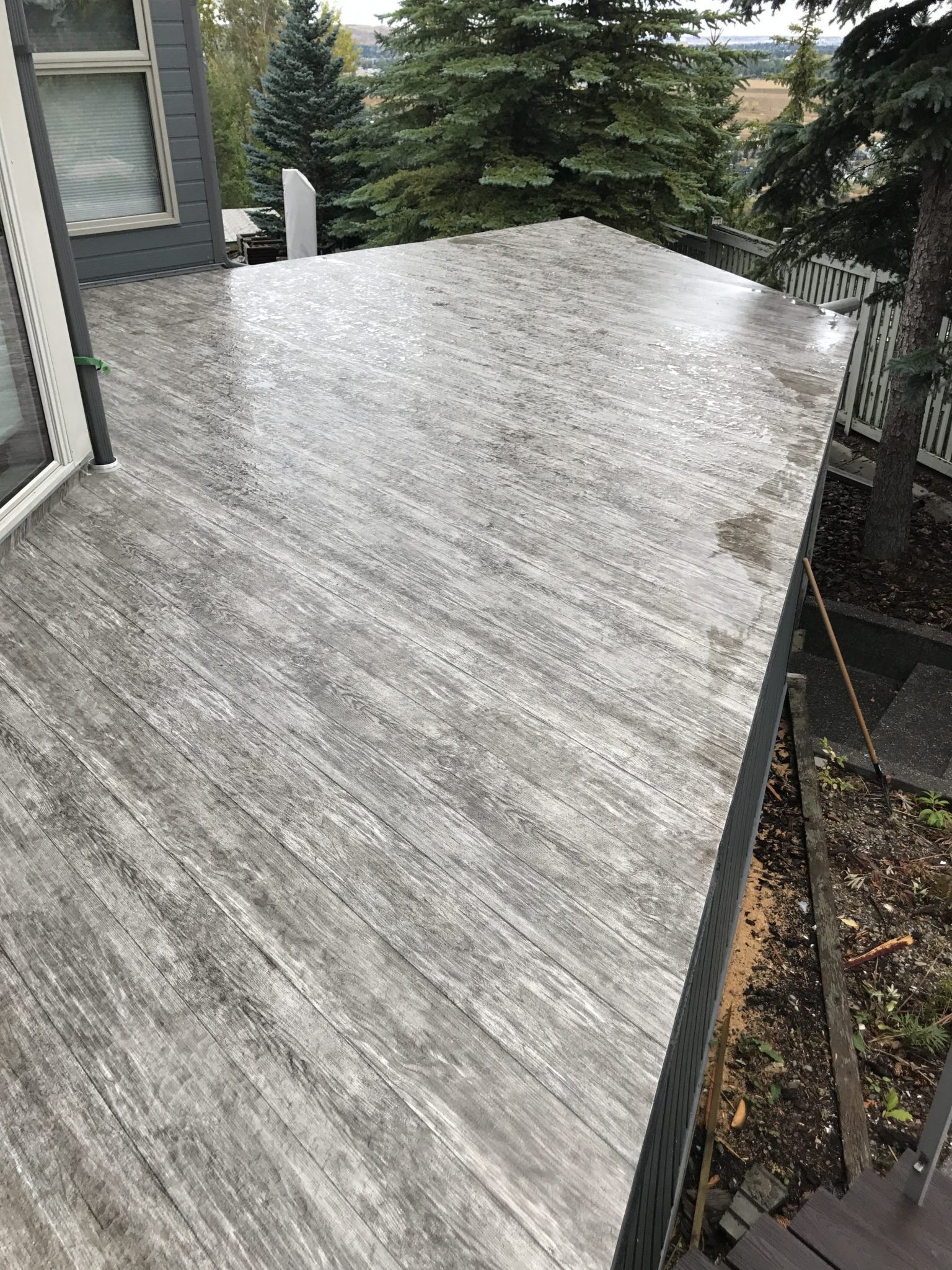 Tufdek vinyl decking installation