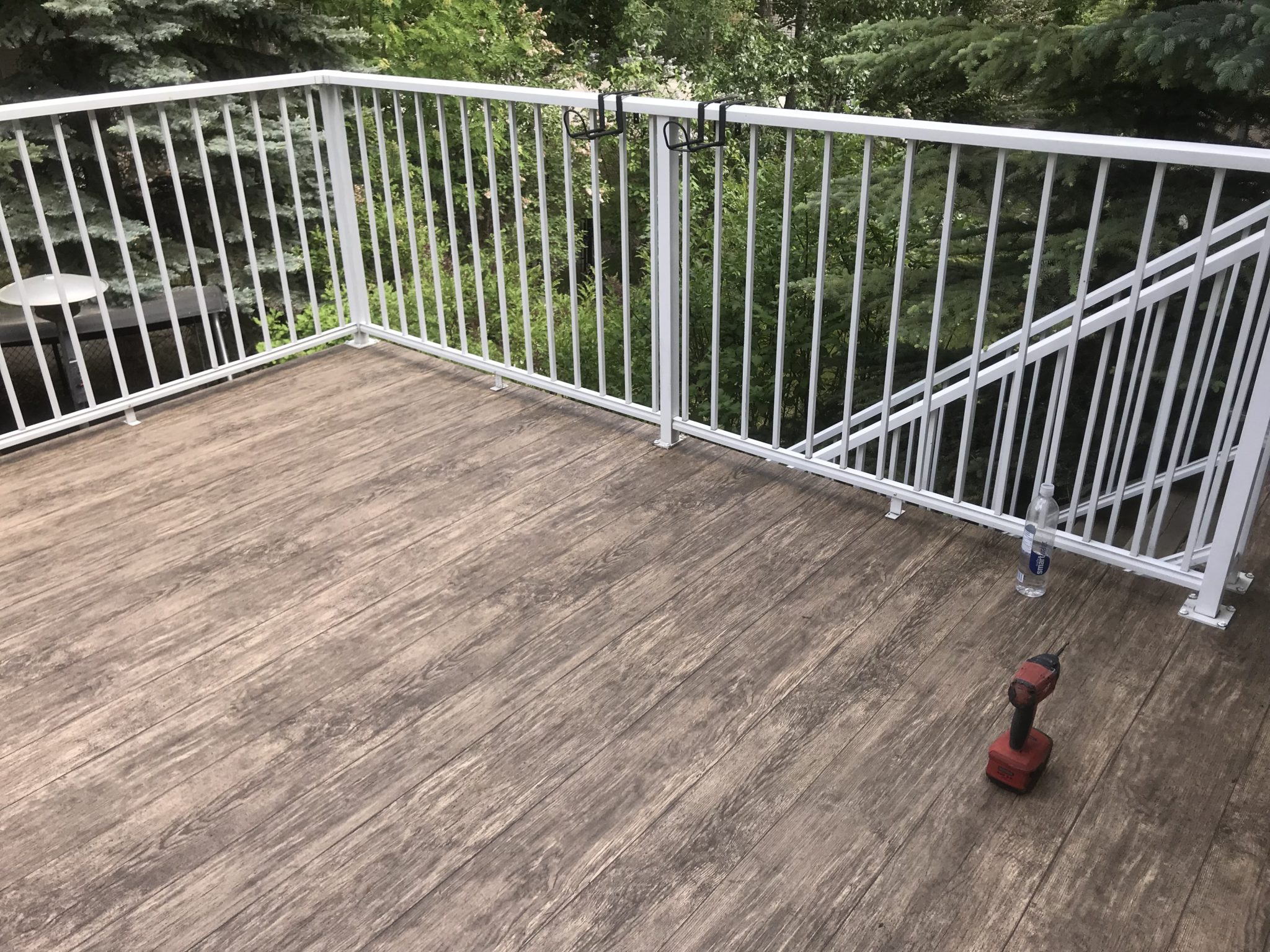Vinyl deck replacement in Calgary