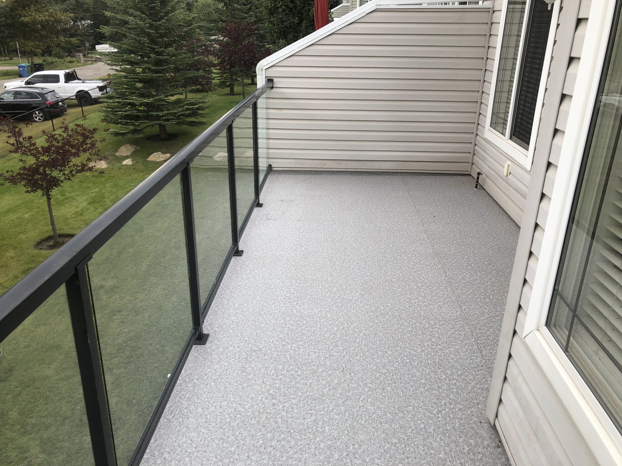 Vinyl decking installation Calgary